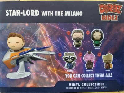 Funko DORBZ Ridez ✨️MARVEL✨️ Guardians of the Galaxy -.Star Lord with The Milano